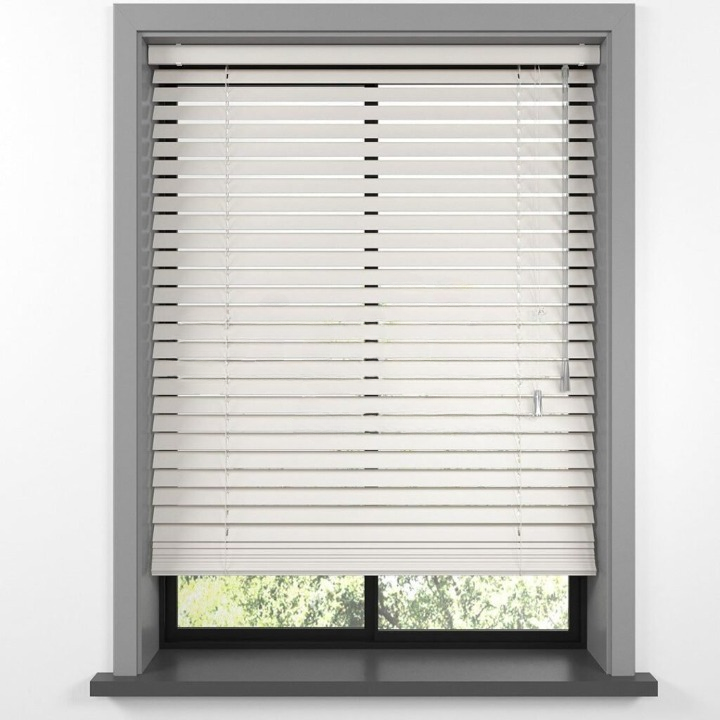 25mm Cream Basswood Blinds