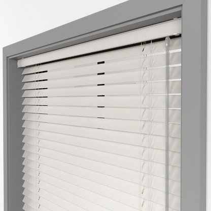 25mm Cream Basswood Blinds