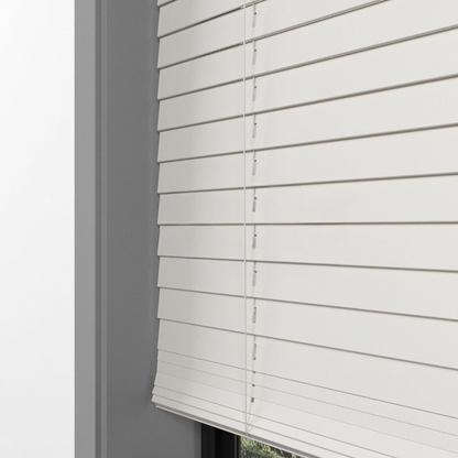 25mm Cream Basswood Blinds