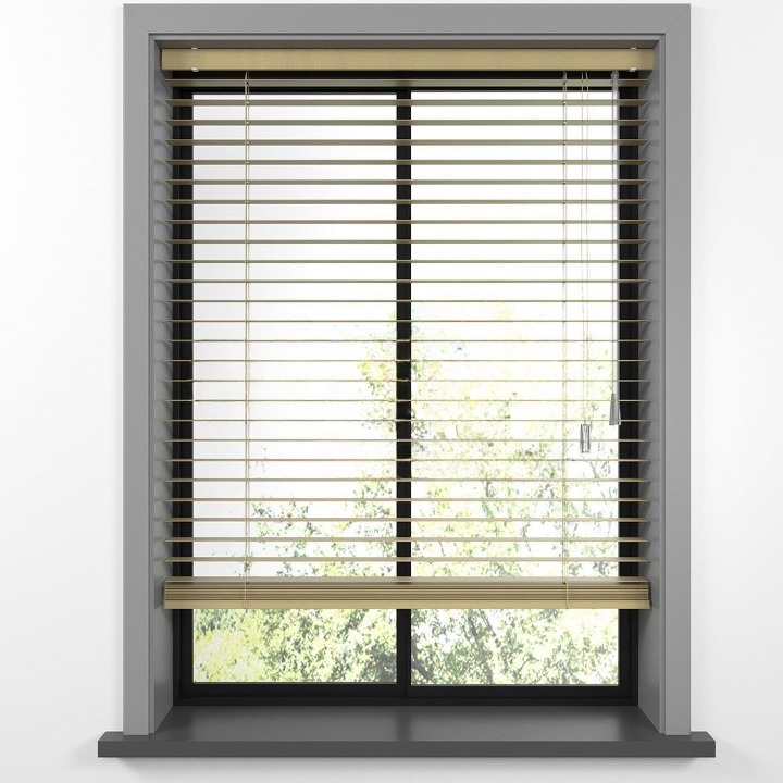 25mm Natural Basswood Blinds