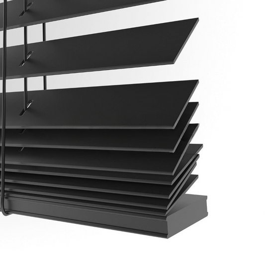 25mm Black Basswood Blinds