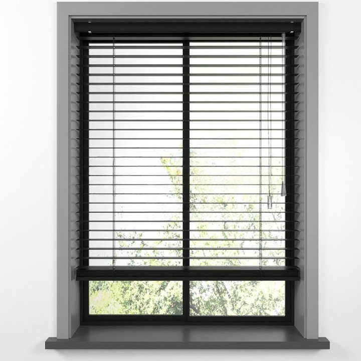 25mm Black Basswood Blinds