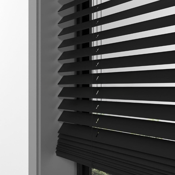 25mm Black Basswood Blinds