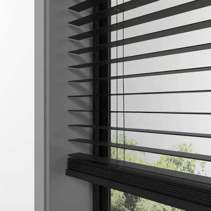 25mm Black Basswood Blinds