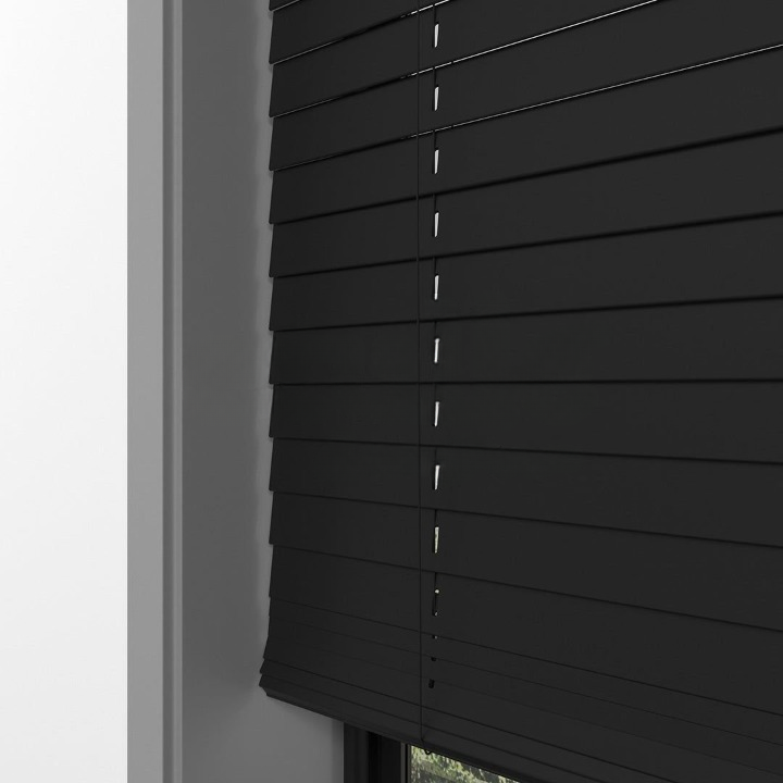 25mm Black Basswood Blinds
