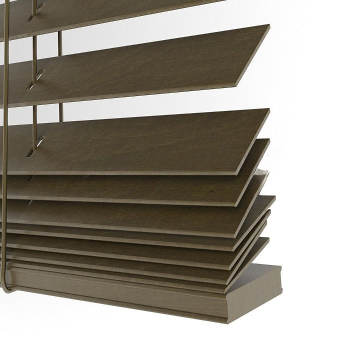 25mm Tiger Eye Basswood Blinds