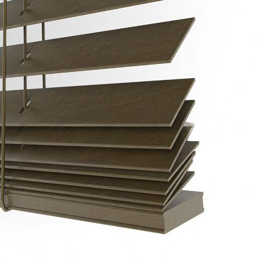 25mm Tiger Eye Basswood Blinds