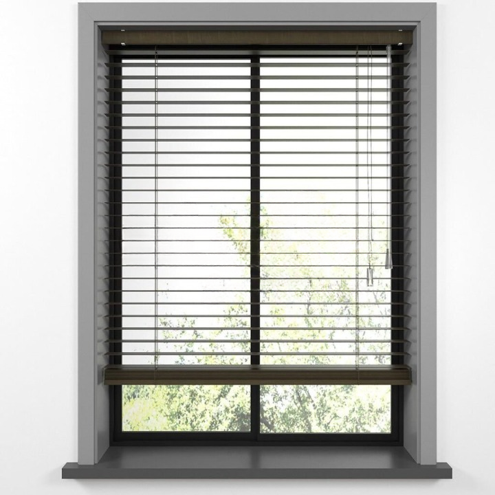 25mm Tiger Eye Basswood Blinds