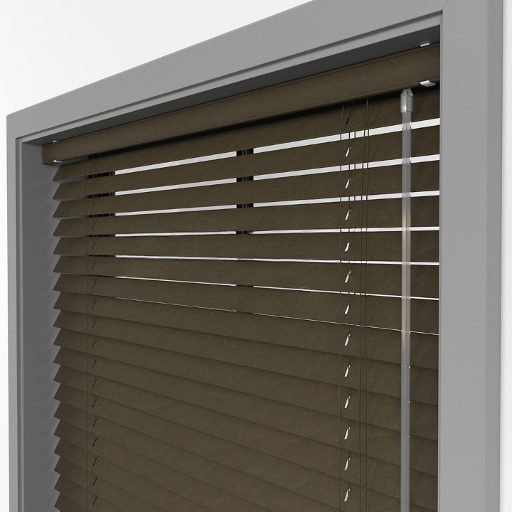 25mm Tiger Eye Basswood Blinds