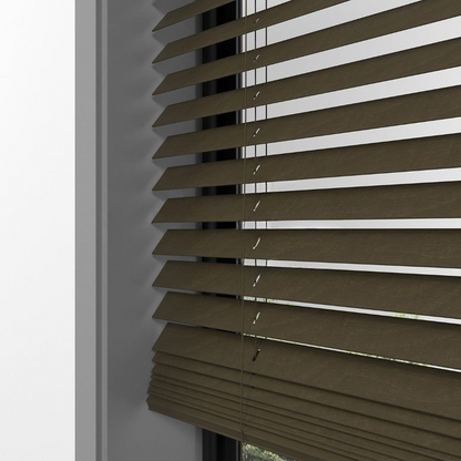 25mm Tiger Eye Basswood Blinds