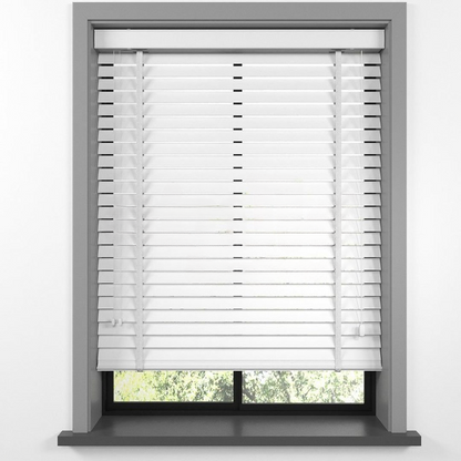 35mm White Basswood Blinds