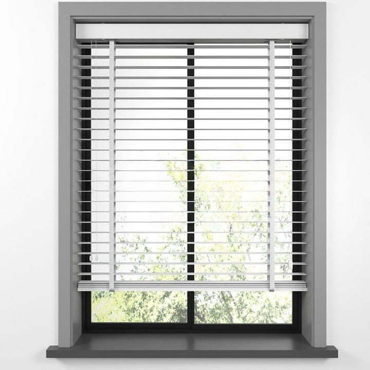 35mm White Basswood Blinds