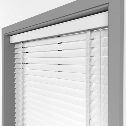 35mm White Basswood Blinds