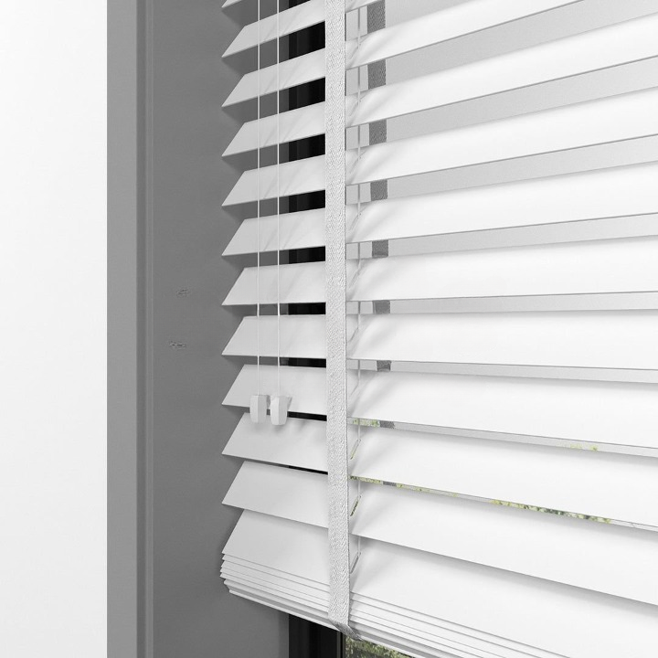 35mm White Basswood Blinds