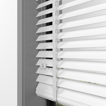 35mm White Basswood Blinds