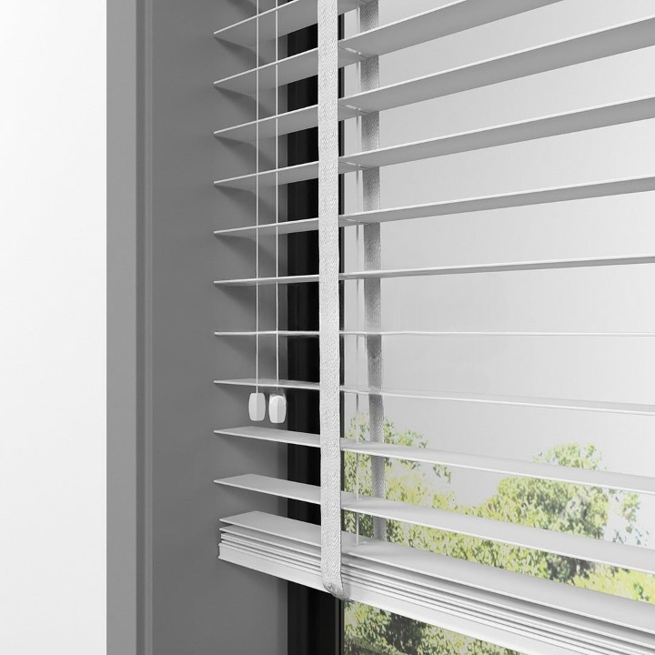 35mm White Basswood Blinds