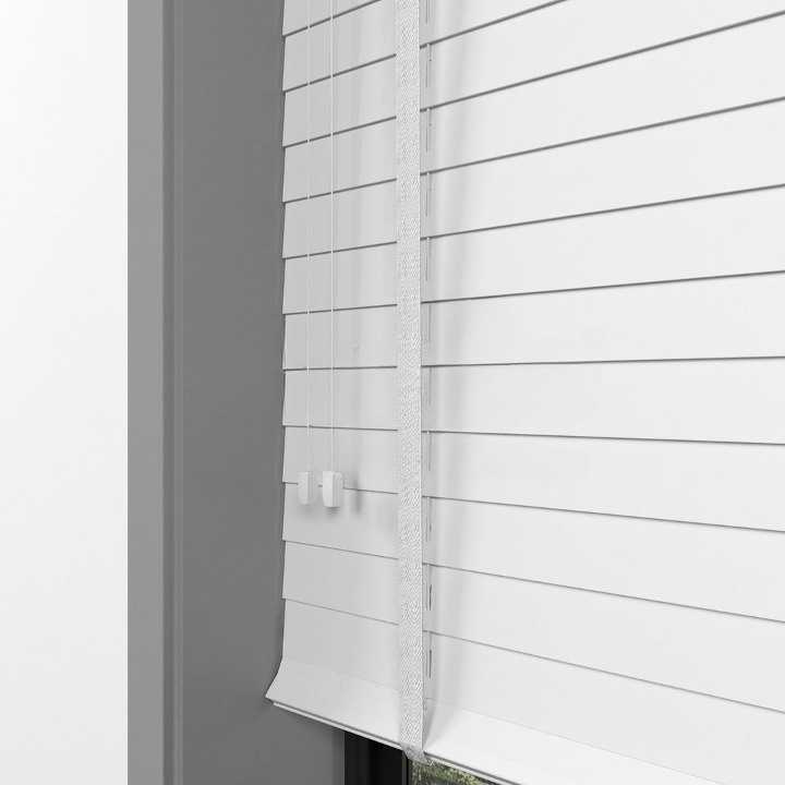 35mm White Basswood Blinds