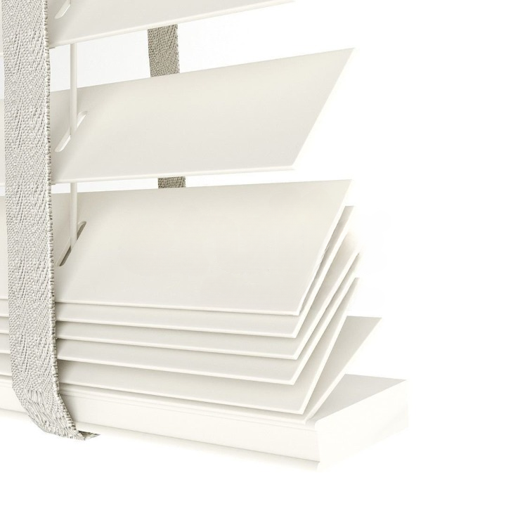 35mm Cream Basswood Blinds