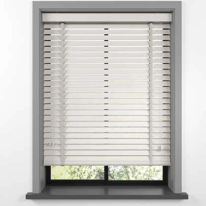 35mm Cream Basswood Blinds
