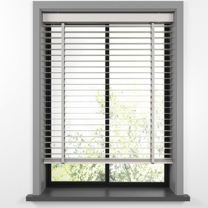 35mm Cream Basswood Blinds