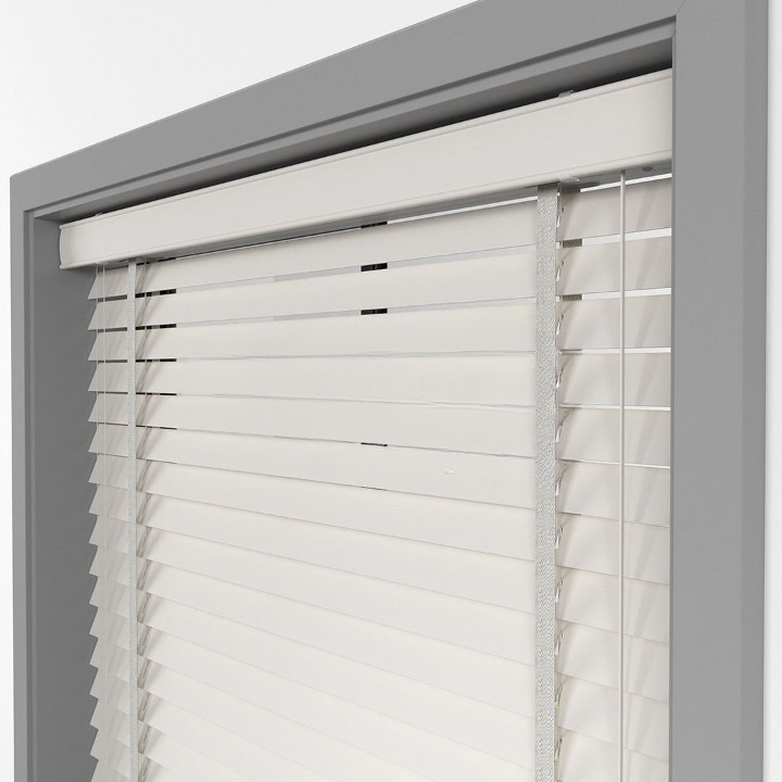 35mm Cream Basswood Blinds