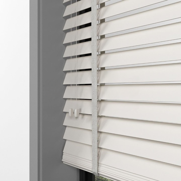 35mm Cream Basswood Blinds