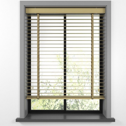 35mm Natural Basswood Blinds