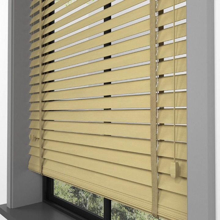 35mm Natural Basswood Blinds