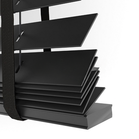 35mm Black Basswood Blinds
