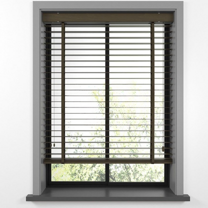 35mm Tiger Eye Basswood Blinds