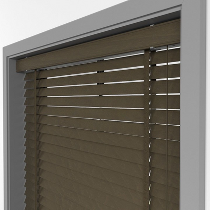 35mm Tiger Eye Basswood Blinds