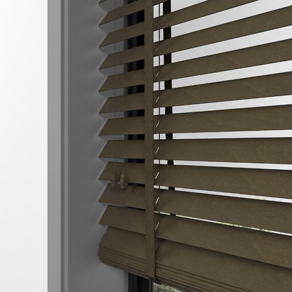 35mm Tiger Eye Basswood Blinds