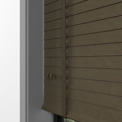 35mm Tiger Eye Basswood Blinds