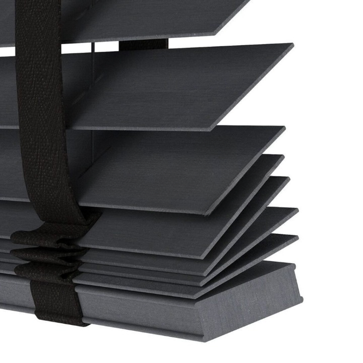 50mm Anthracite Bamboo Blinds
