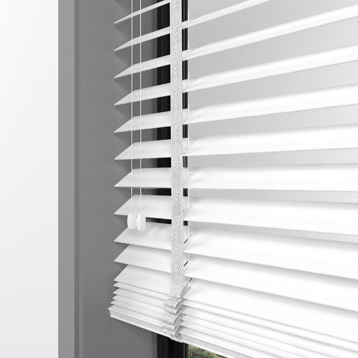 50mm White Bamboo Blinds