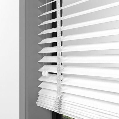 50mm White Bamboo Blinds