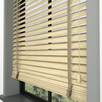 50mm Light Oak Bamboo Blinds