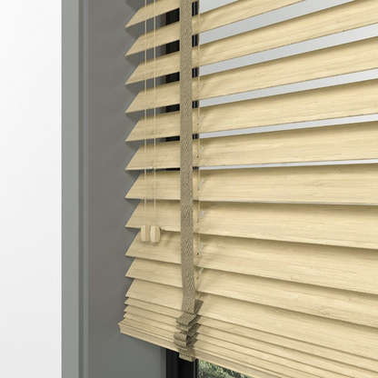 50mm Light Oak Bamboo Blinds