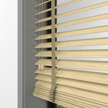 50mm Light Oak Bamboo Blinds