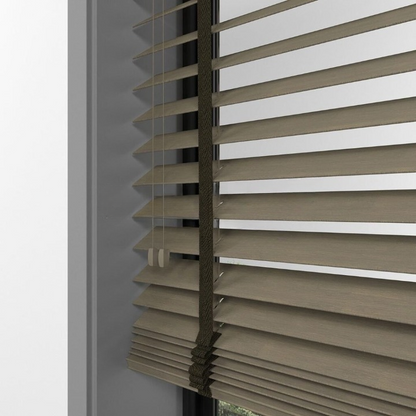 50mm Smoke Grey Bamboo Blinds