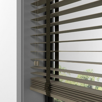 50mm Smoke Grey Bamboo Blinds