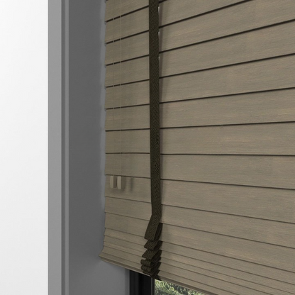 50mm Smoke Grey Bamboo Blinds