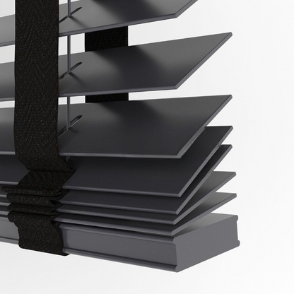 50mm Anthracite Basswood Blinds