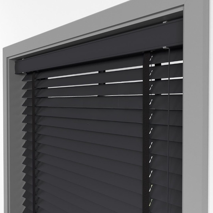 50mm Anthracite Basswood Blinds