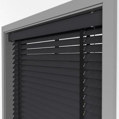 50mm Anthracite Basswood Blinds
