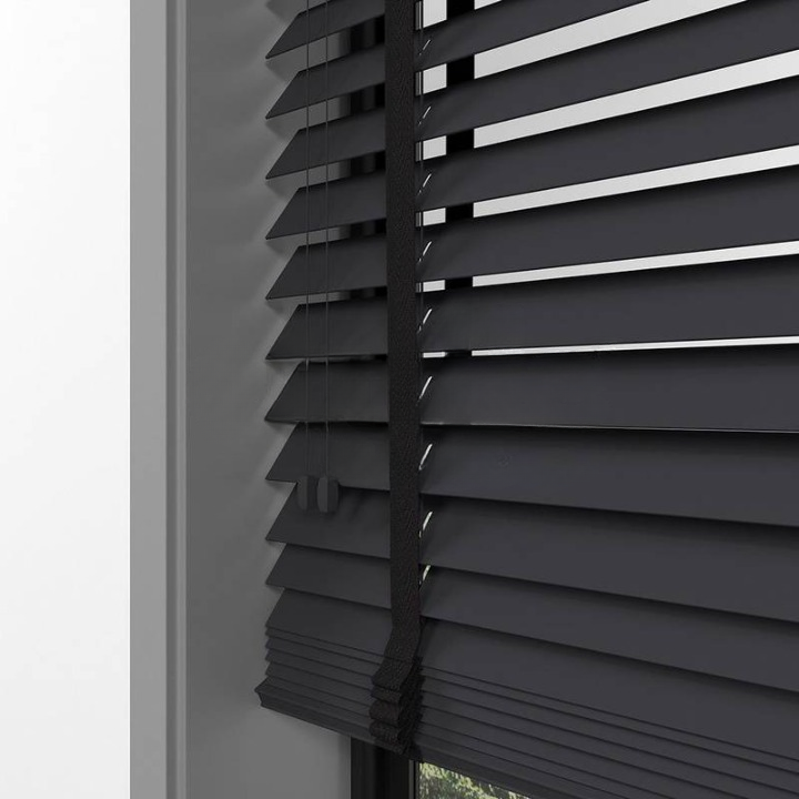 50mm Anthracite Basswood Blinds
