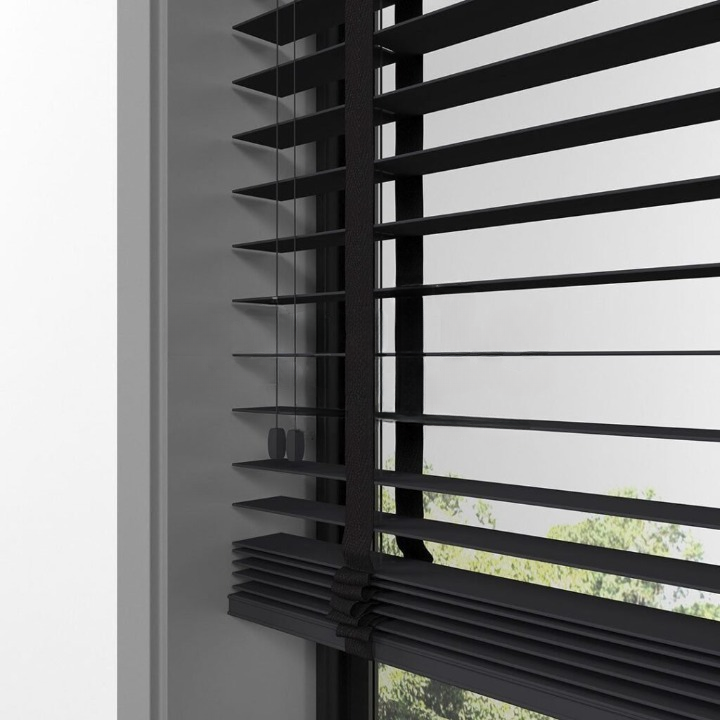 50mm Anthracite Basswood Blinds