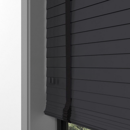 50mm Anthracite Basswood Blinds