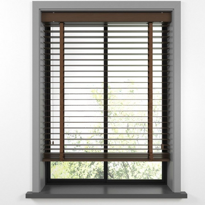 50mm Walnut Basswood Blinds