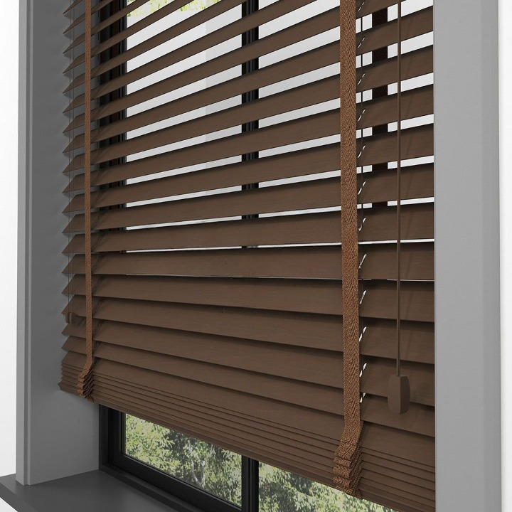 50mm Walnut Basswood Blinds